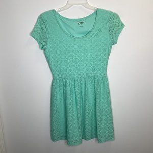 Arizona Jean Co Womens M Blue Short Sleeve Dress